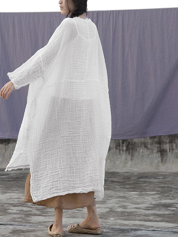 Soft Ruffled Simple Solid Midi Dresses