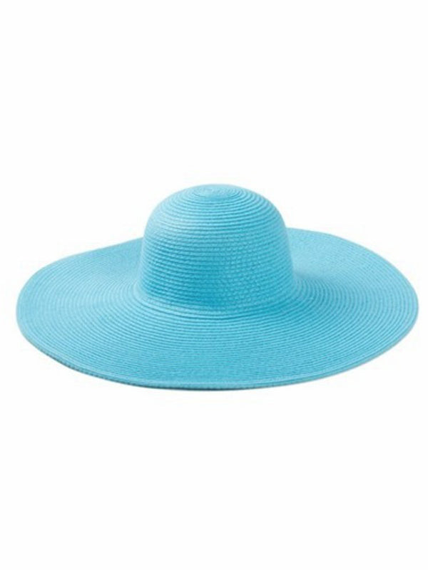 Simple Casual Vacation 10 Colors Wide Brim Hat