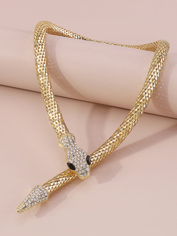 Snake Shape Stylish Selection Necklaces Accessories