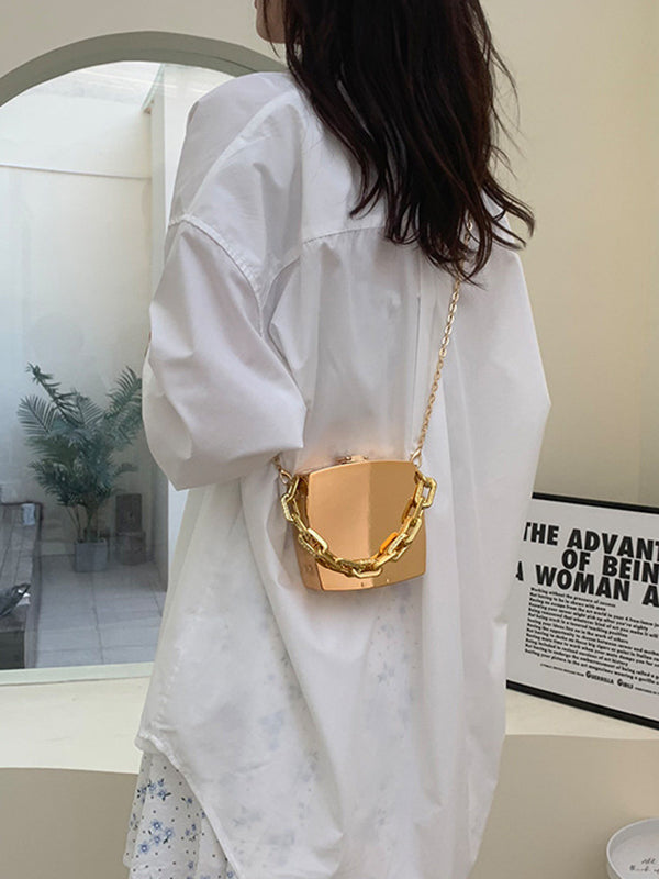 Original Creation Chains Solid Color Bags Accessories