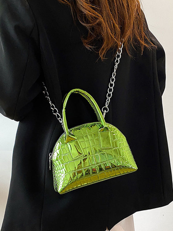 Bolso de hombro con cadenas de PU 