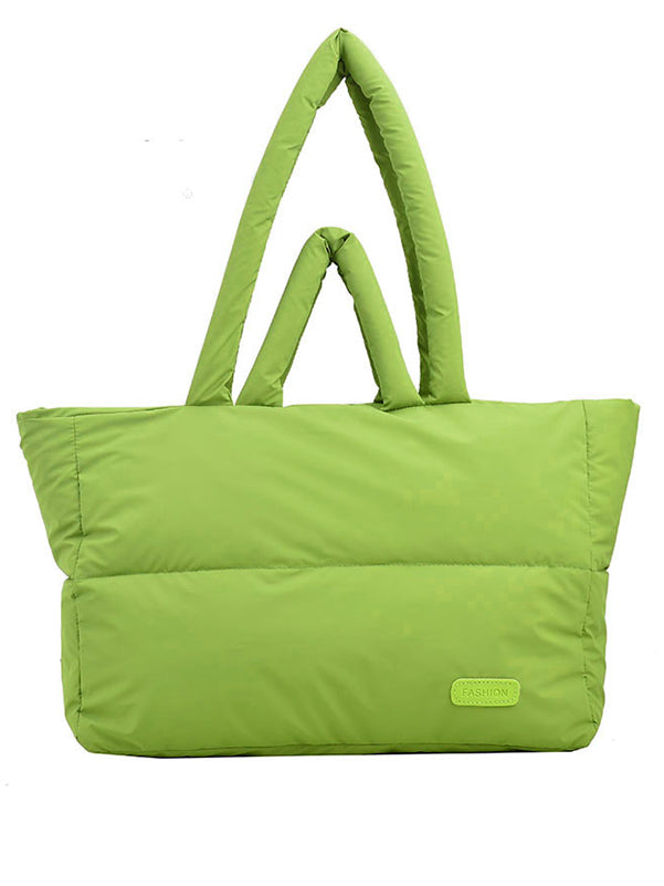 Split-Joint Padded Bags Handbags Tote Bags