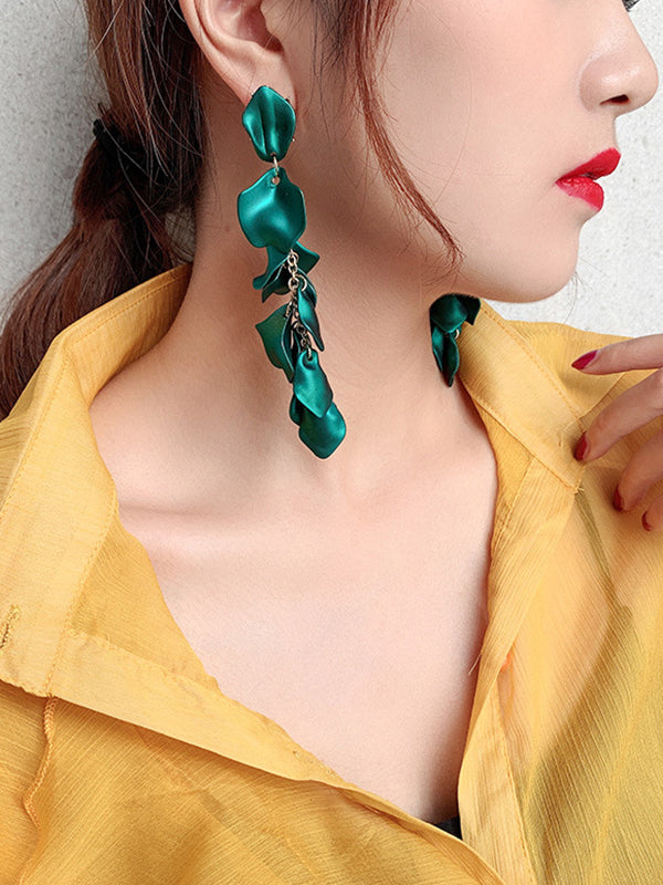 Accesorios elegantes para aretes de acrílico con borlas 