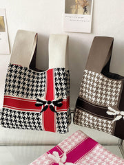 Printed Bags Accessories Woven Handbag